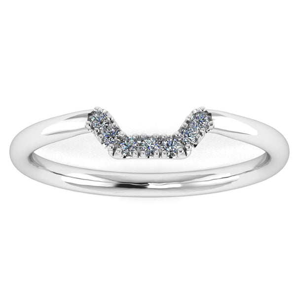 "Livia" Dainty Pavé Square Shaped Eternity Ring ET28 - HEERA DIAMONDS