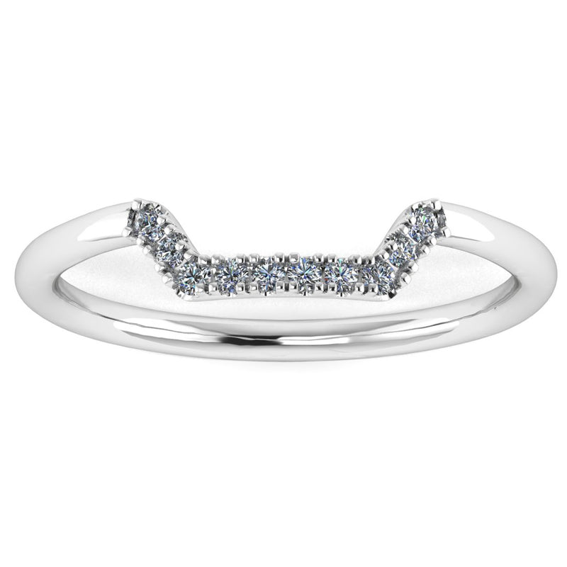 "Lil" Dainty Micro Set Square Shaped 0.14ct Diamond Eternity Ring ET54 - HEERA DIAMONDS