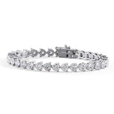 Round Brilliant Diamond 3 Claw Bracelet BR45512 - HEERA DIAMONDS