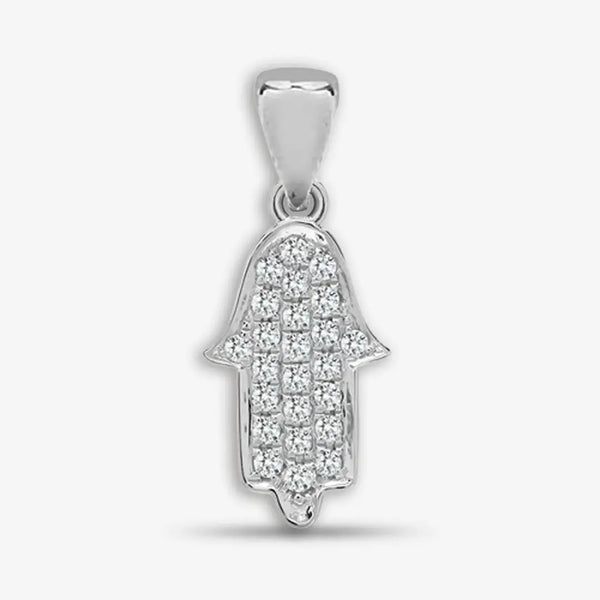 18ct Diamond Hamza Pendant HEERA DIAMONDS