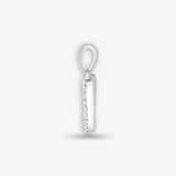 18ct White 0.06ct Diamond Pendant HEERA DIAMONDS