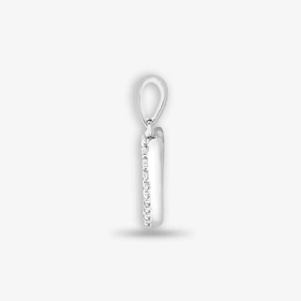 18ct White 0.06ct Diamond Pendant HEERA DIAMONDS