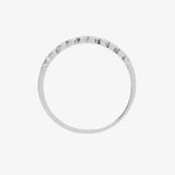 18ct White 0.15ct Diamond 5 x Heart Ring HEERA DIAMONDS