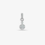 18ct White 0.22ct Diamond Pendant HEERA DIAMONDS
