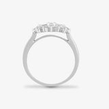 18ct White 1.00ct Diamond Boat Ring HEERA DIAMONDS