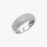 18ct White 1.00ct Natural Diamond Bombay Ring
