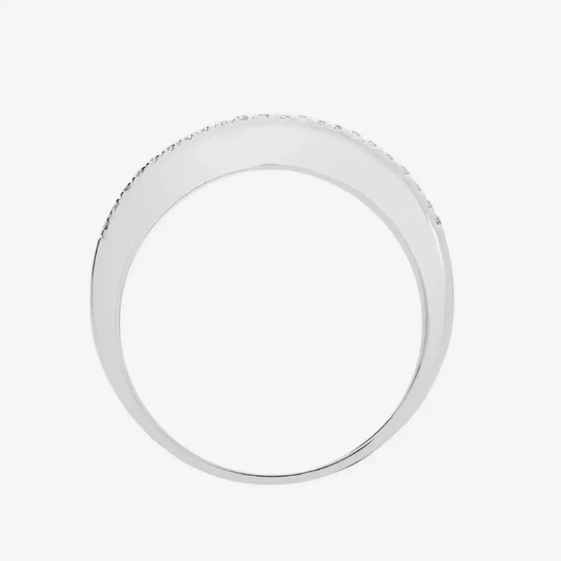 18ct White 1.18ct Round & Baguette Diamond Ring HEERA DIAMONDS