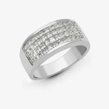 18ct White 1.50ct Princess Cut Diamond Ring HEERA DIAMONDS