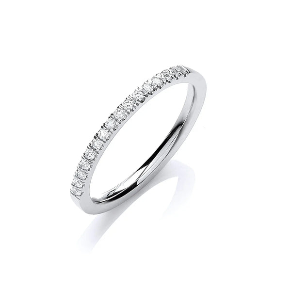 18ct White Gold 0.12ct Ring - No Certificate Hanron Jewellery