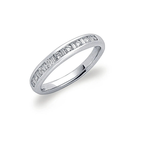 18ct White Gold 0.33ctw Diamond Eternity Ring Hanron Jewellery