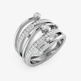 18ct White Gold 0.42 Carat Diamond Ring