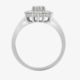 18ct White Gold 75pts 7 Stone Cluster Diamond Ring HEERA DIAMONDS