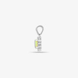 18ct White Gold Diamond And Opal Pendant HEERA DIAMONDS