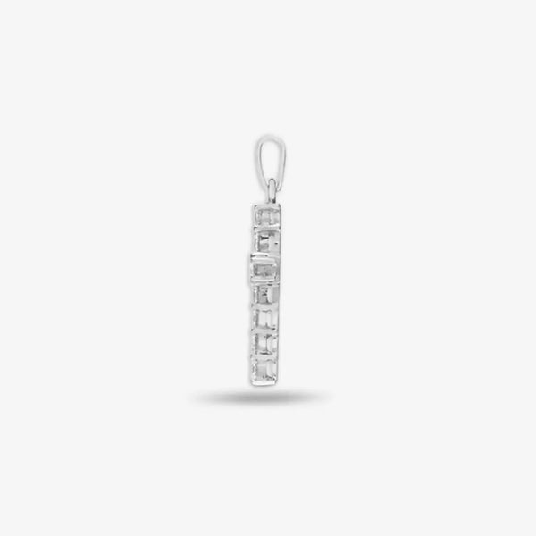18ct White Gold Diamond Cross Pendent HEERA DIAMONDS