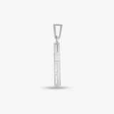 18ct White Gold Diamond Cross Pendent HEERA DIAMONDS