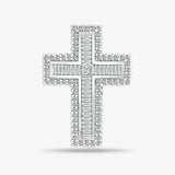 18ct White Gold Diamond Cross Pendent HEERA DIAMONDS