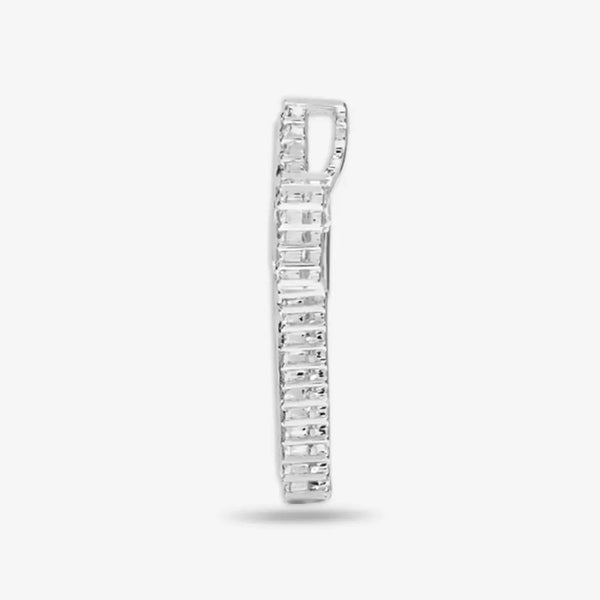 18ct White Gold Diamond Cross Pendent HEERA DIAMONDS