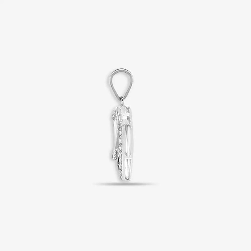 18ct White Gold Diamond Pendant HEERA DIAMONDS
