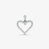 18ct White Gold Diamond Pendant HEERA DIAMONDS