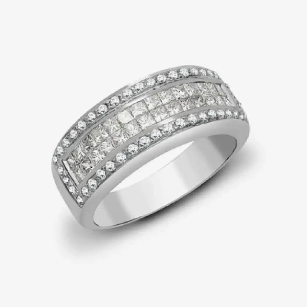 18ct White Gold Diamond Ring HEERA DIAMONDS