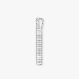 18ct White Gold Natural Diamond Cross Pendent