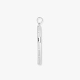 18ct White Gold Natural Diamond Cross Pendent