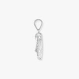 18ct White Gold Natural Diamond Pendant