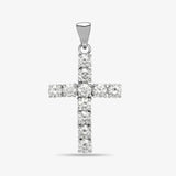 18ct White Gold Diamond Cross Pendent HEERA DIAMONDS