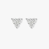 18ct White gold 48pt Natural Diamond stud earrings.