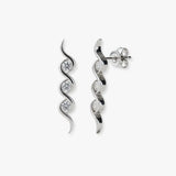 18ct White gold 49pt Natural Diamond studs earrings