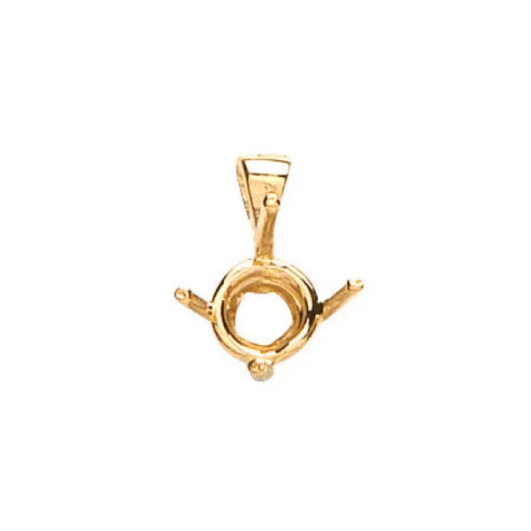 18ct Y/G Pendant Mount 0.40-0.50ct Heera Diamonds