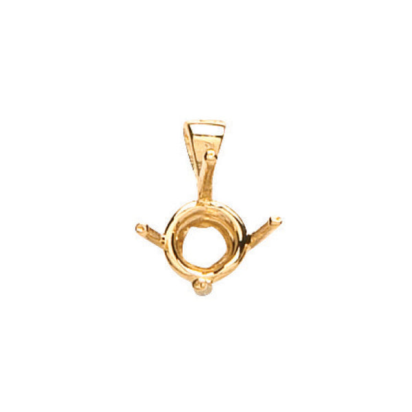 18ct Y/G Pendant Mount 0.40-0.50ct Heera Diamonds