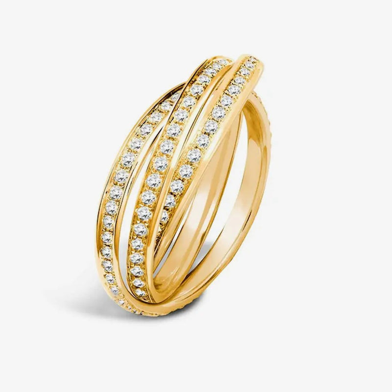 18ct Yellow 0.82ct 2mm RWR Full Set HEERA DIAMONDS