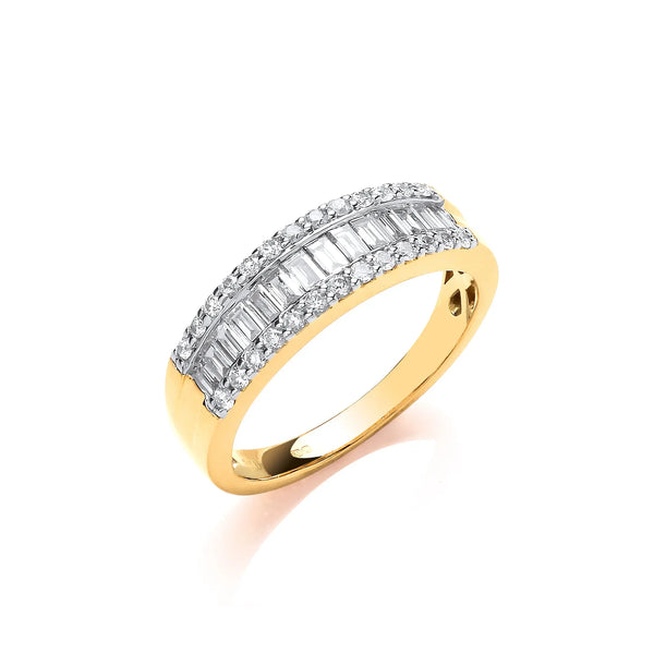 18ct Yellow Gold 0.55ctw Diamond Ring Hanron Jewellery