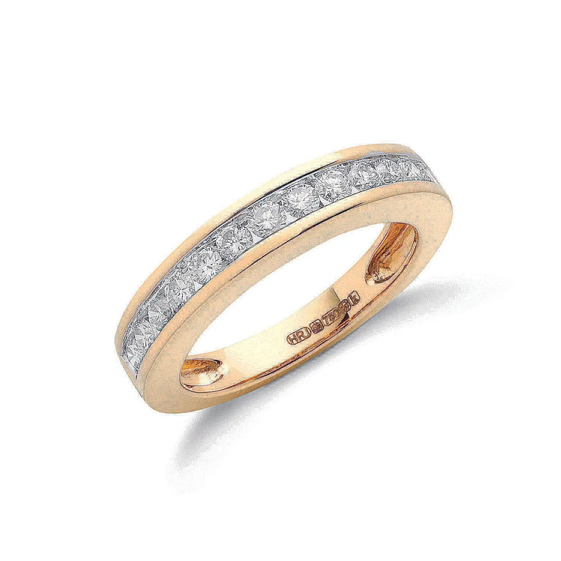 18ct Yellow Gold 0.75ctw Diamond Eternity Ring Hanron Jewellery