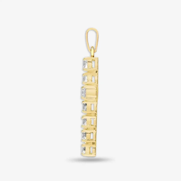 18ct Yellow Gold Diamond Cross HEERA DIAMONDS