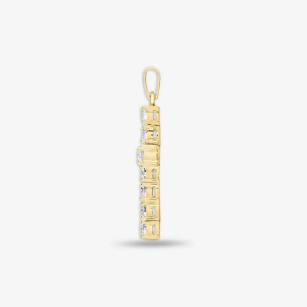 18ct Yellow Gold Diamond Cross HEERA DIAMONDS