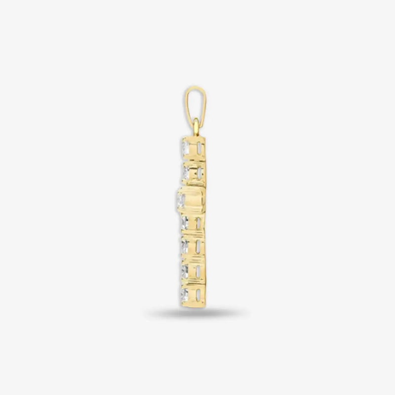 18ct Yellow Gold Diamond Cross HEERA DIAMONDS