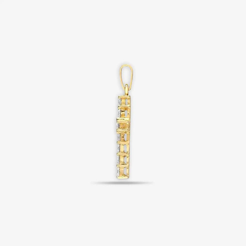 18ct Yellow Gold Diamond Cross HEERA DIAMONDS