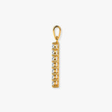 18ct Yellow Gold Natural Diamond Cross