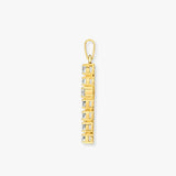 18ct Yellow Gold Natural Diamond Cross