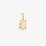 18ct Yellow Gold Opal Pendant HEERA DIAMONDS