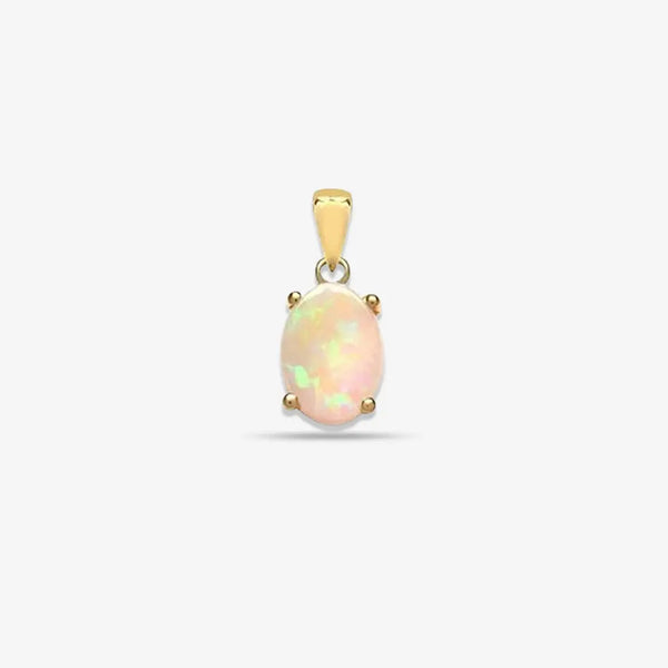 18ct Yellow Gold Opal Pendant HEERA DIAMONDS