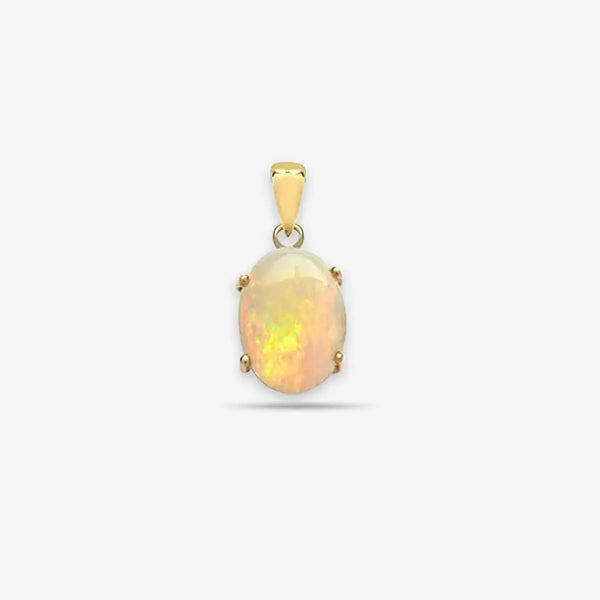 18ct Yellow Gold Opal Pendant HEERA DIAMONDS