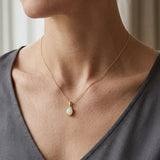 18ct Yellow Gold Opal Pendant
