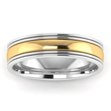 Men's Pattern Band Wedding Ring  WP35