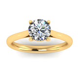 "Mirabel" Round Brilliant Solitaire Diamond Engagement Ring SSRB42 - HEERA DIAMONDS