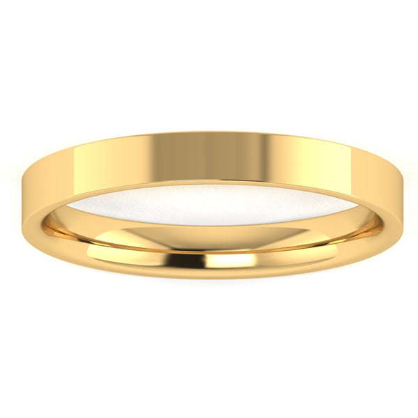 2mm Band Flat Court Wedding Ring - HEERA DIAMONDS