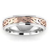 Men's Pattern Band Wedding Ring  WP46