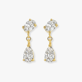 "Esha" Drop Diamond Earrings